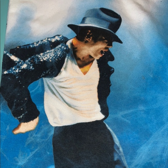 Hanes Tops - Vintage  Hanes Heavyweight Michael Jackson White Short Sleeve Graphic T-Shirt